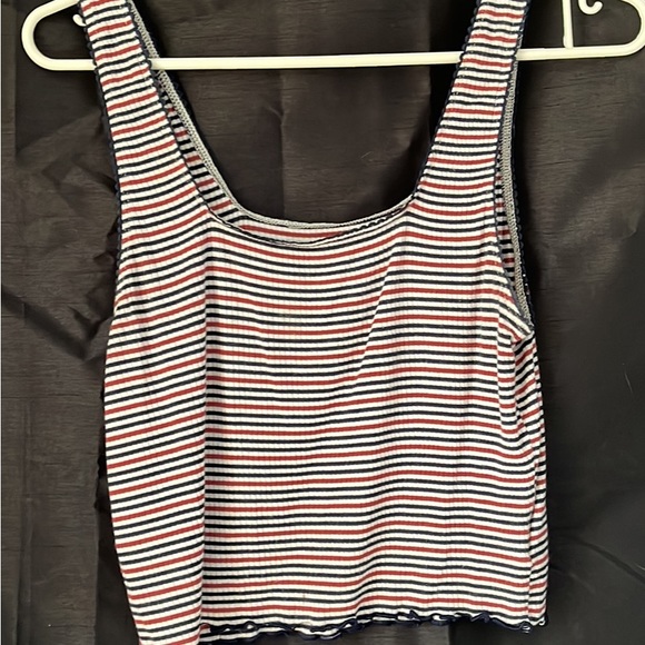 American eagle thin striped crop top - Picture 1 of 1